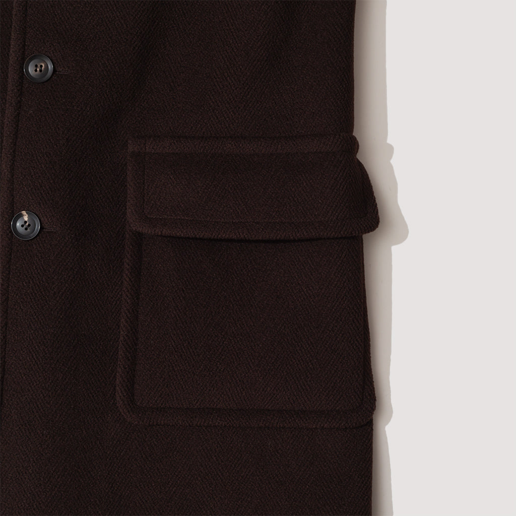 Chester Coat - Dark Brown