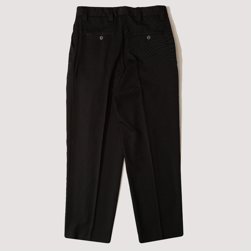 Classic Trousers - Black Heavy Wool