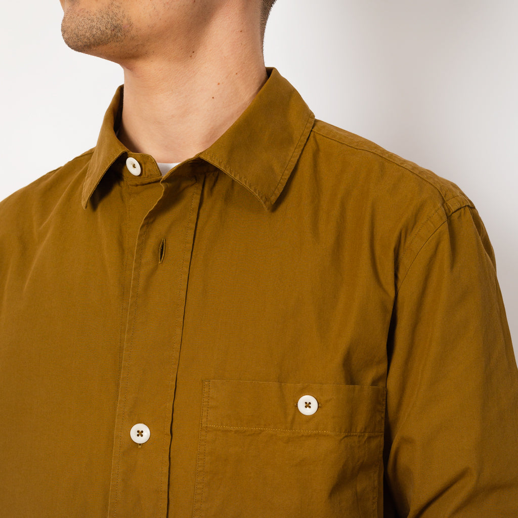 Poplin Overall Shirt - Ochre