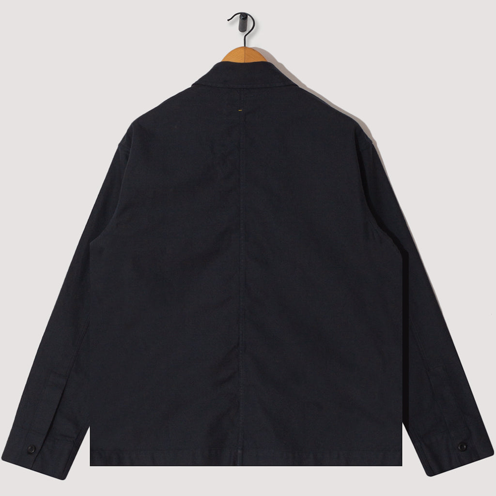 Workwear Zipped Overshirt - Dark Navy