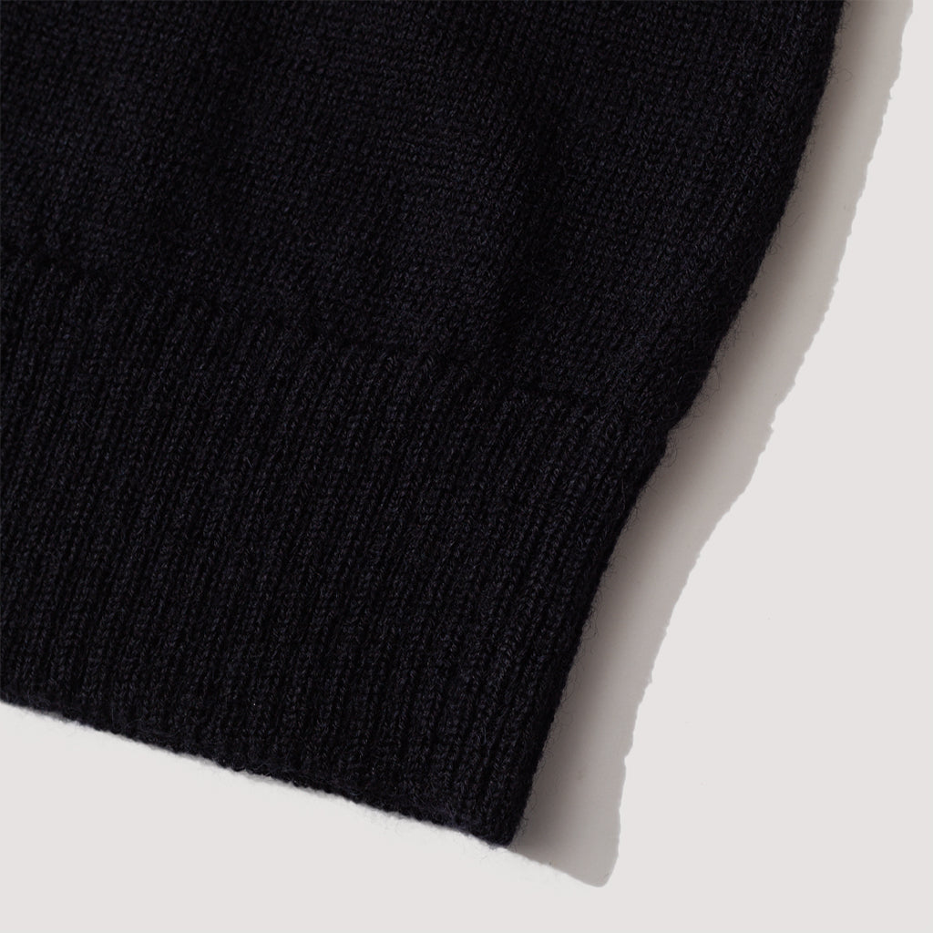 Contrast Stitch Crew - Ink