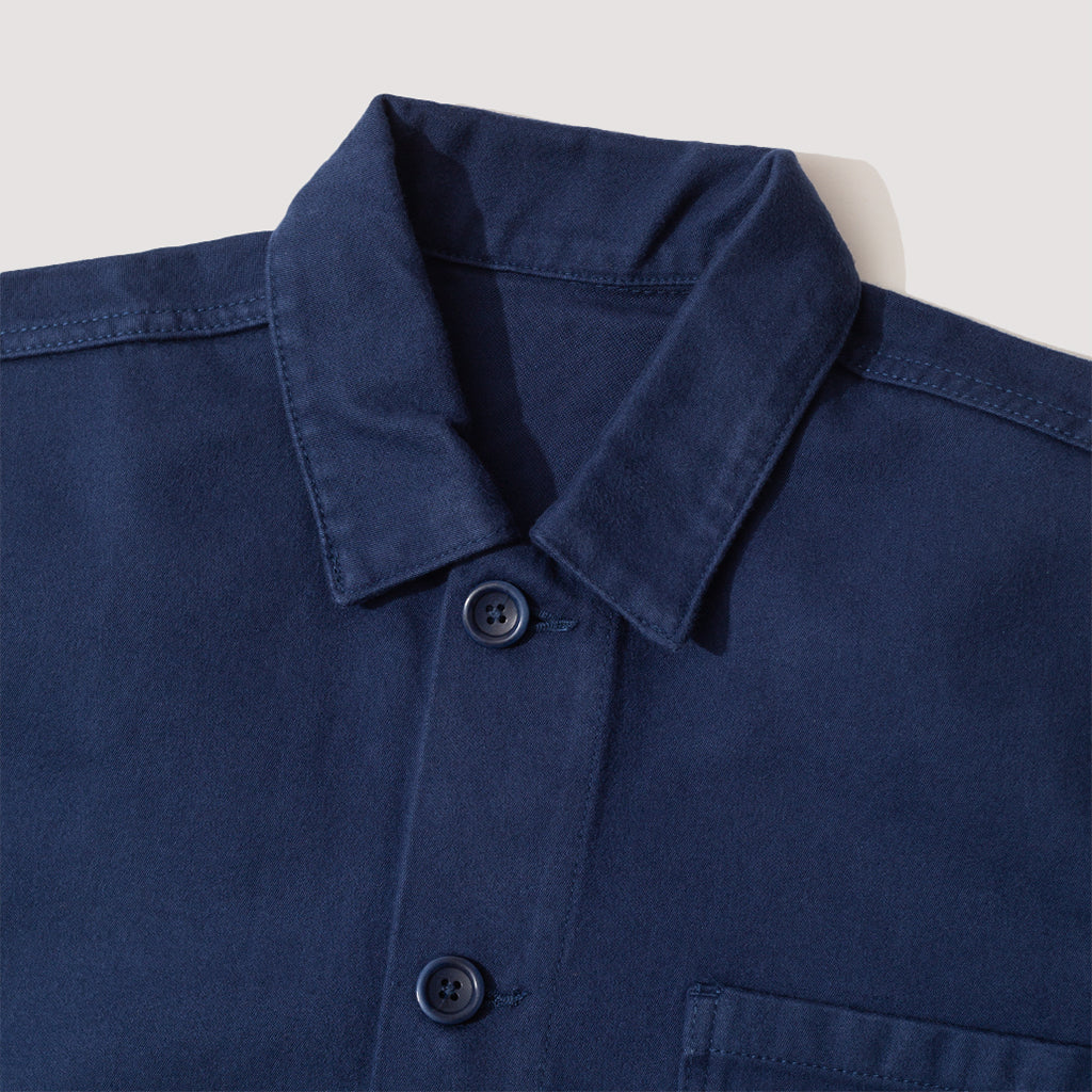 Coverall Jacket - Navy Moleskin