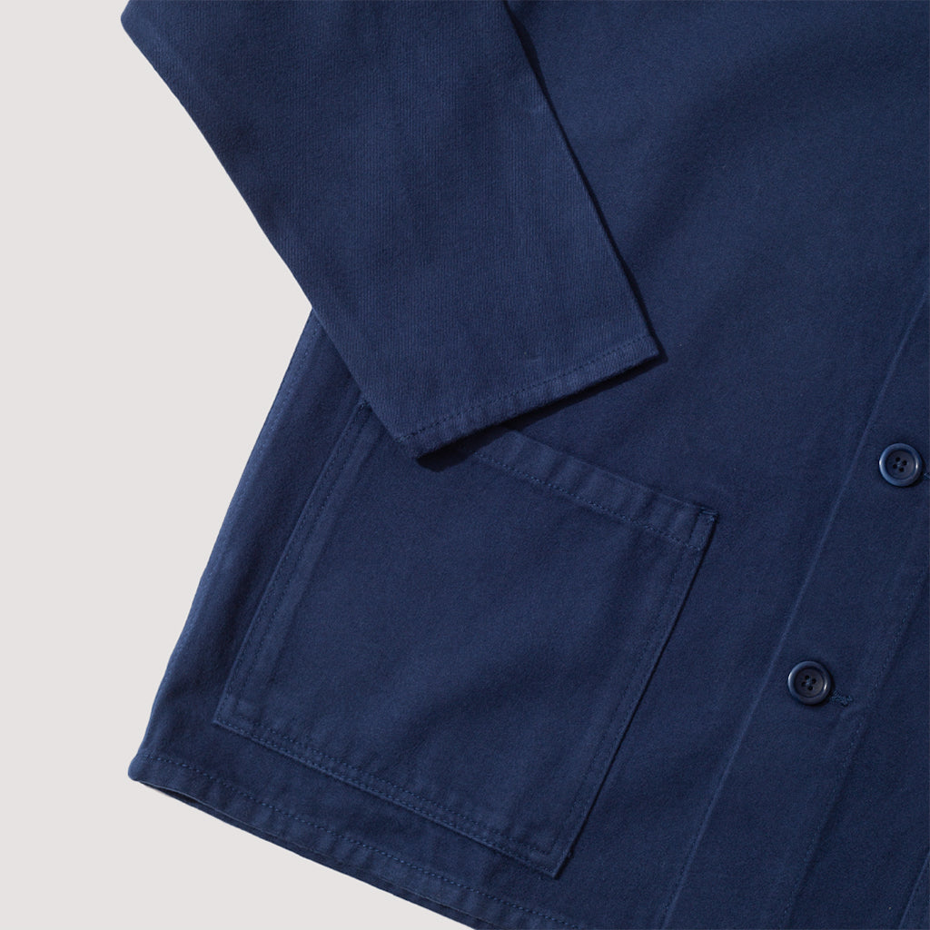 Coverall Jacket - Navy Moleskin
