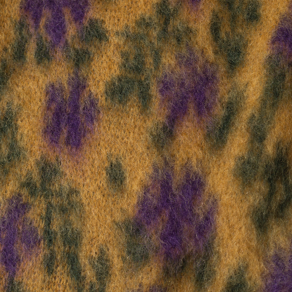 Mohair Cardigan - Yellow Flower