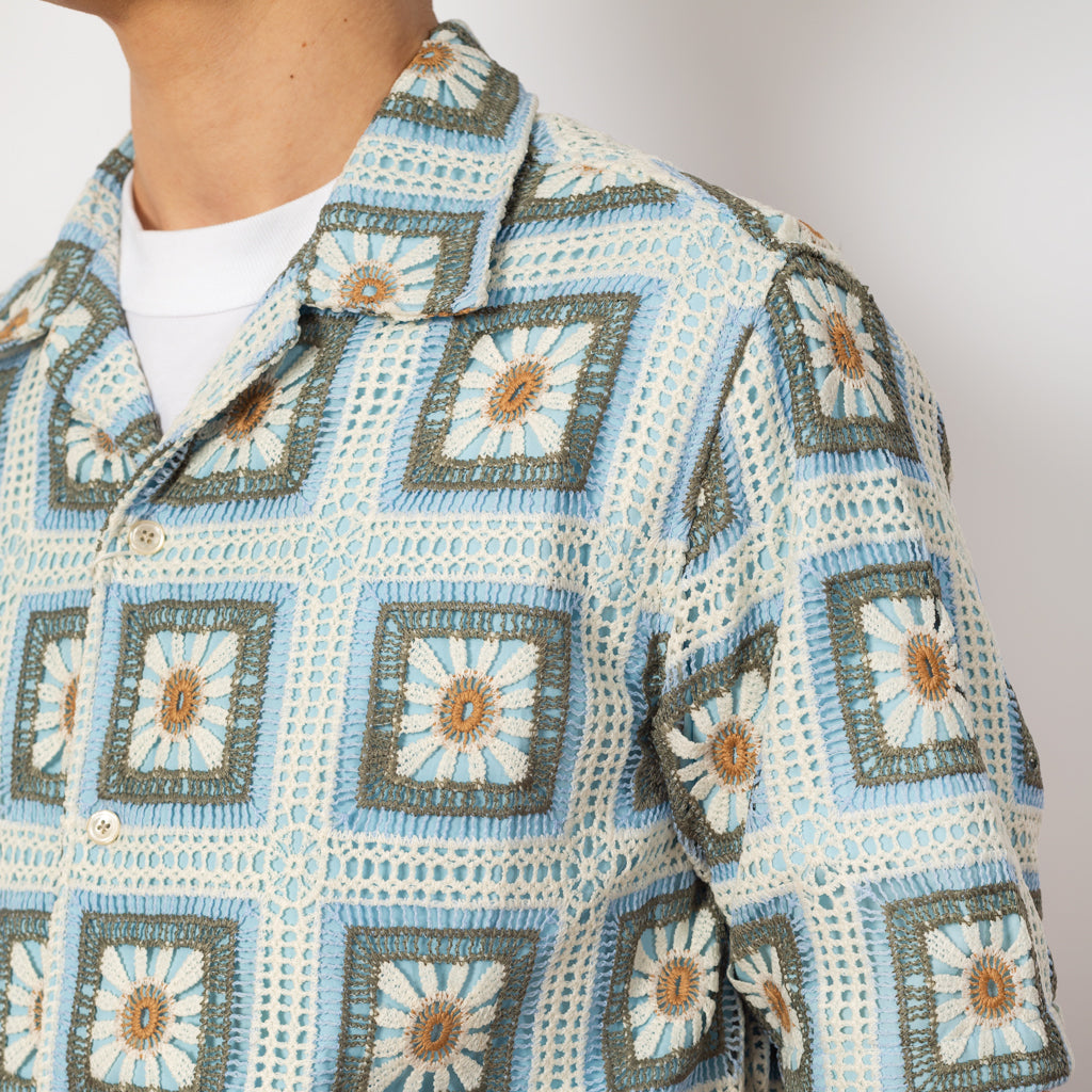 Julio S/S 5391 Shirt - Multi Crochet