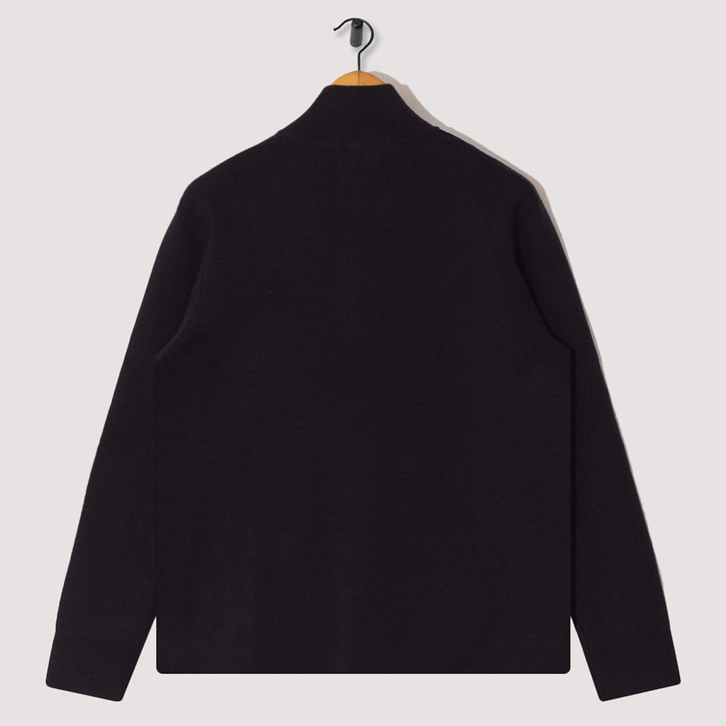 Harald Half Zip - Navy Blue