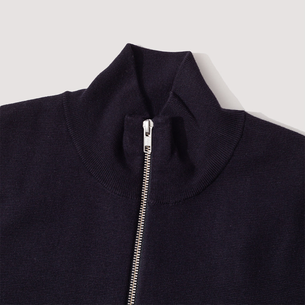 Harald Half Zip - Navy Blue