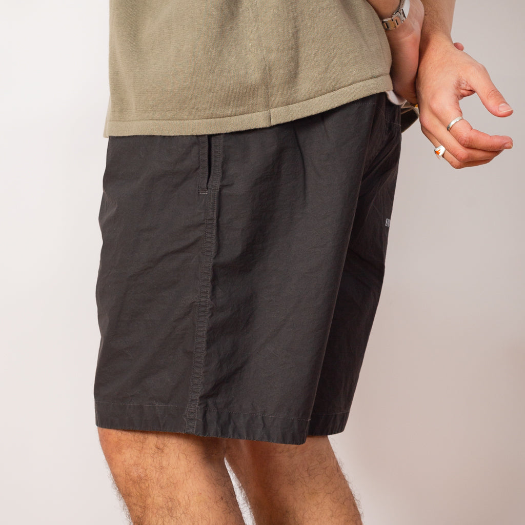 Tailored Pleat Short - Charcoal (V0065)