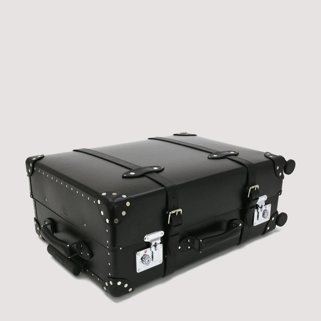 Centenary Four Wheel Check-In Case - Black/Black/Chrome