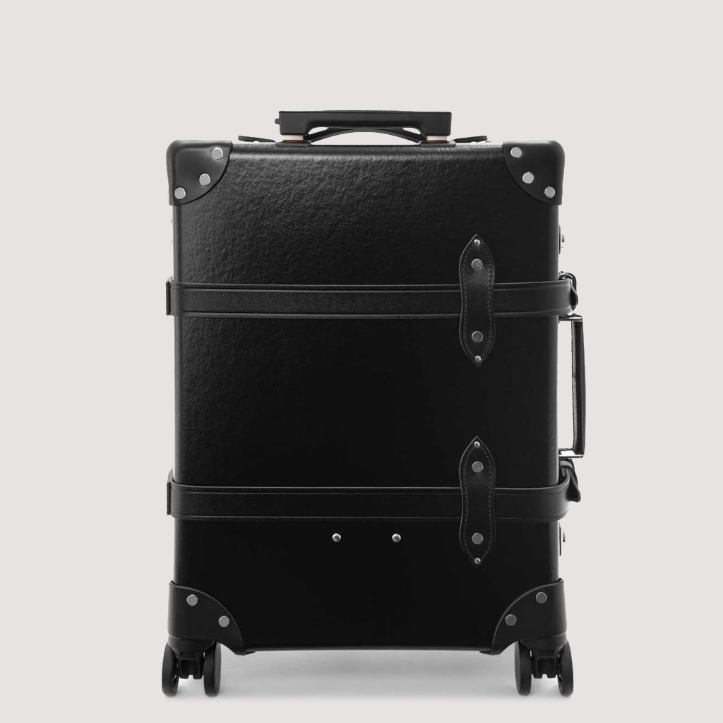 Centenary Four Wheel Carry-On Case - Black/Black/Chrome