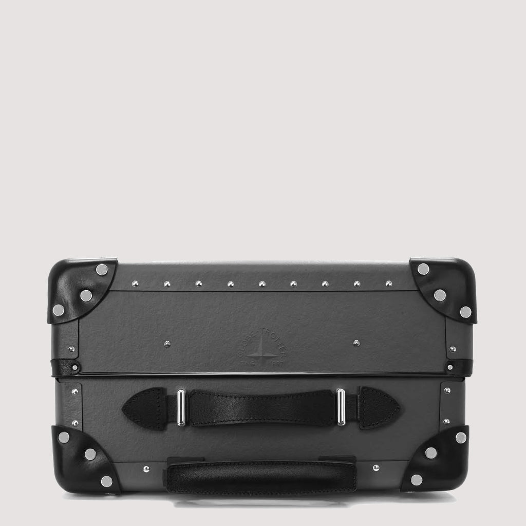 Centenary Four Wheel Carry-On Case - Charcoal/Black/Chrome