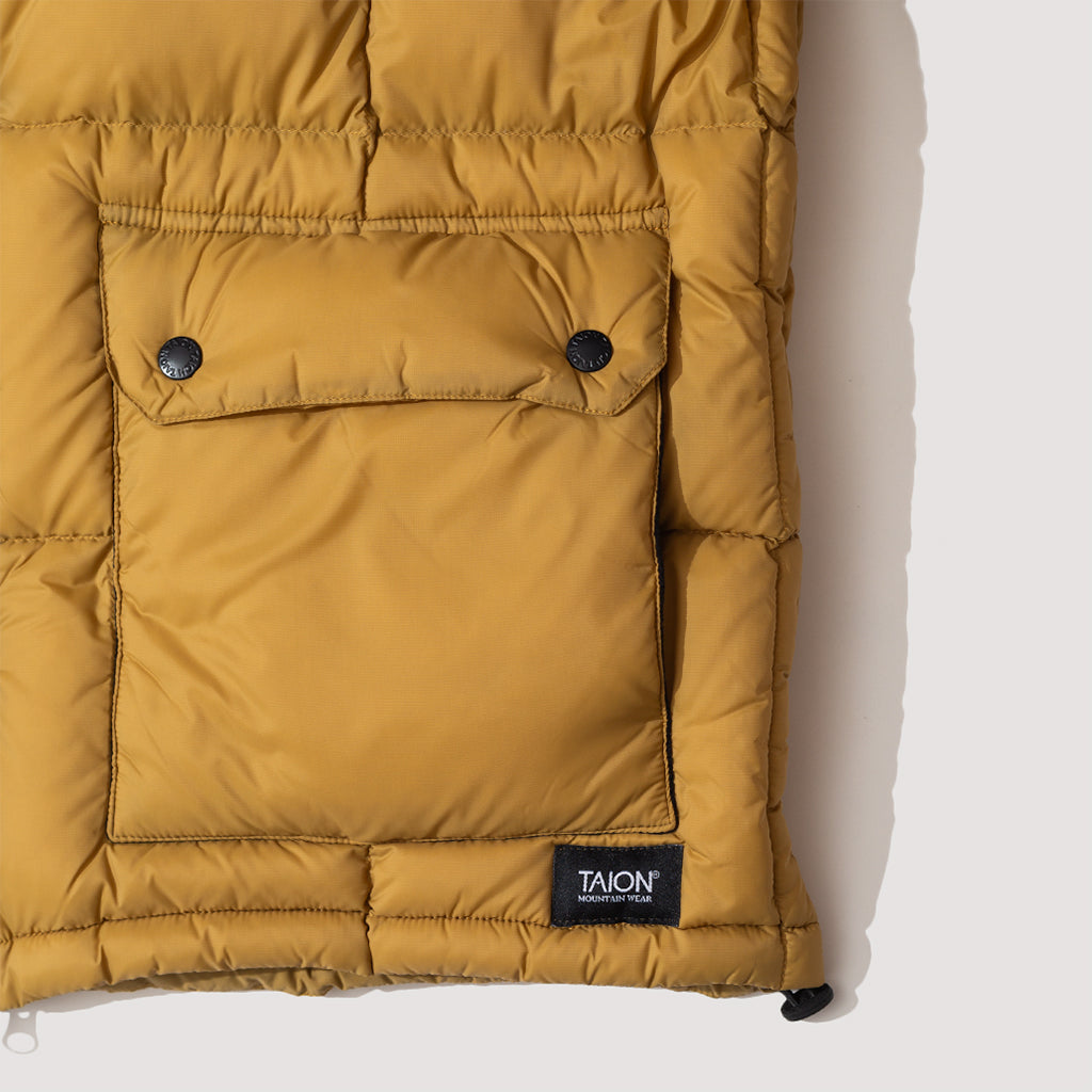 Packable Volume Down Jacket - Beige