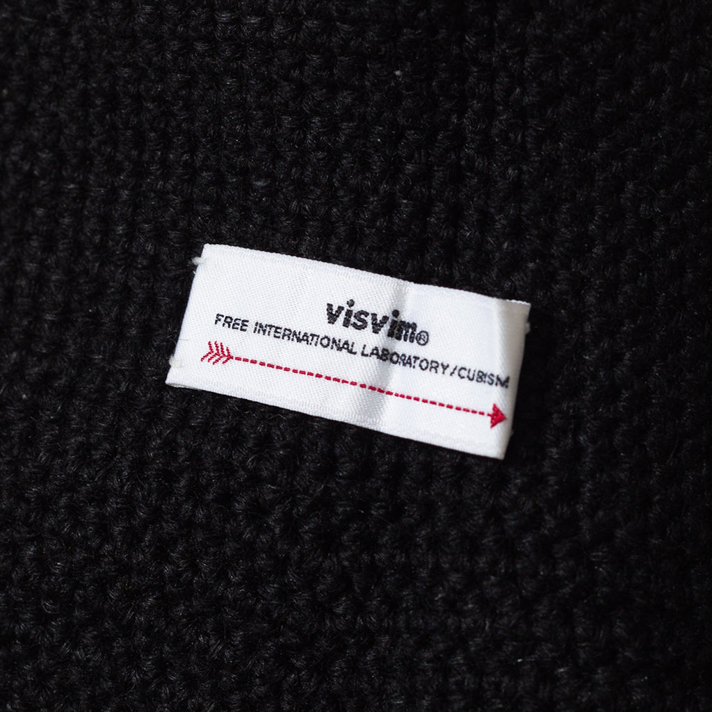Crochet Knit Hat - Black