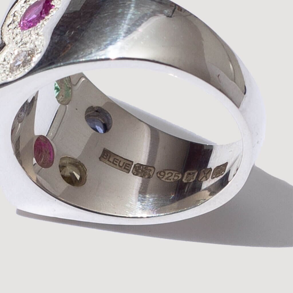 Rectangle Chloroplast Signet - Silver (925)