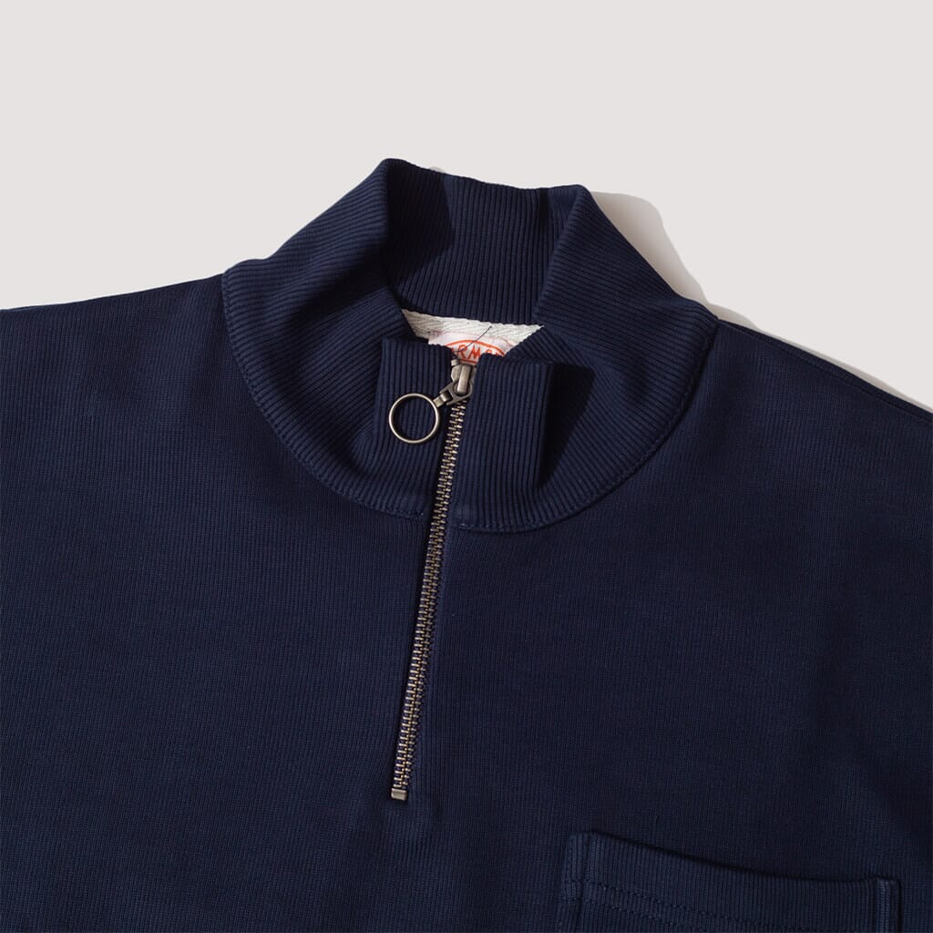 Troyer Sweatshirt - Marine Deep Navy Blue
