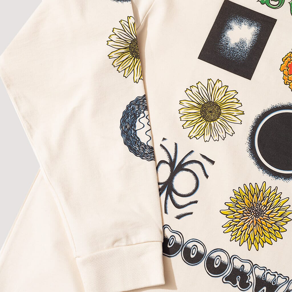 Grateful L/S Tee - Flowers And Doorways