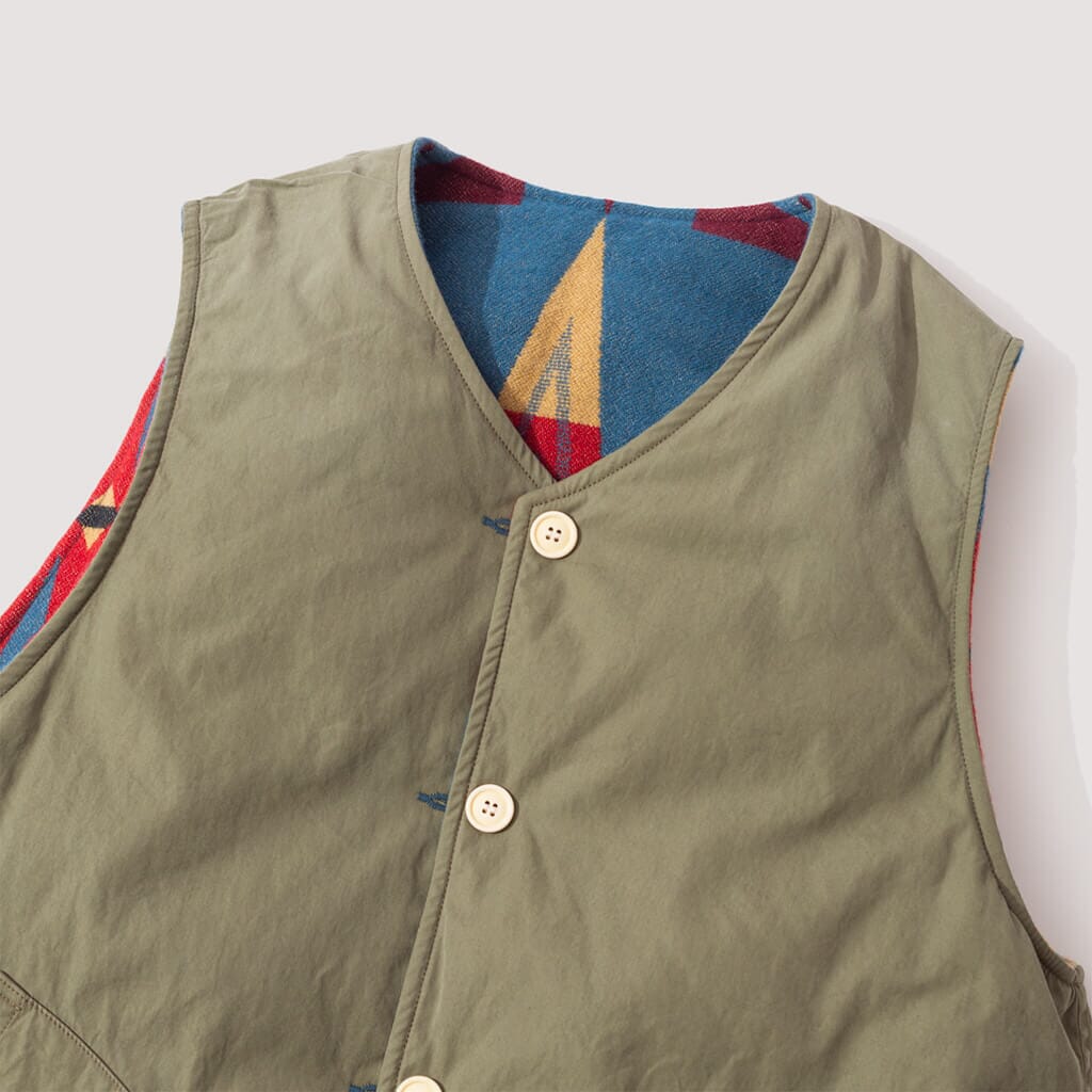 Kora Down Vest - Blue