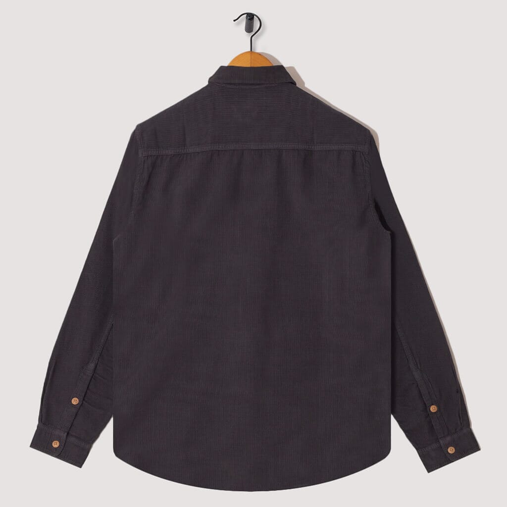 Relaxed Shirt - Charcoal Babycord