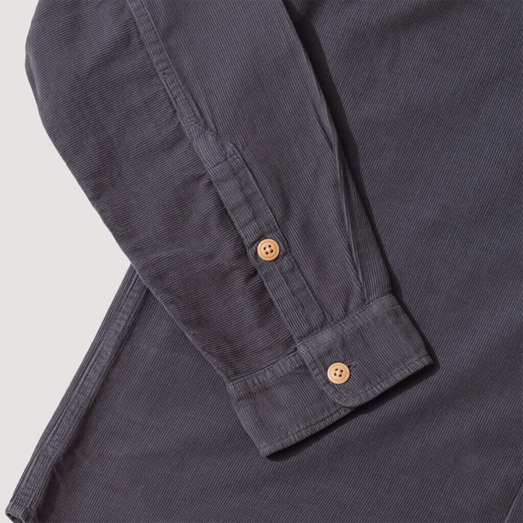 Relaxed Shirt - Charcoal Babycord