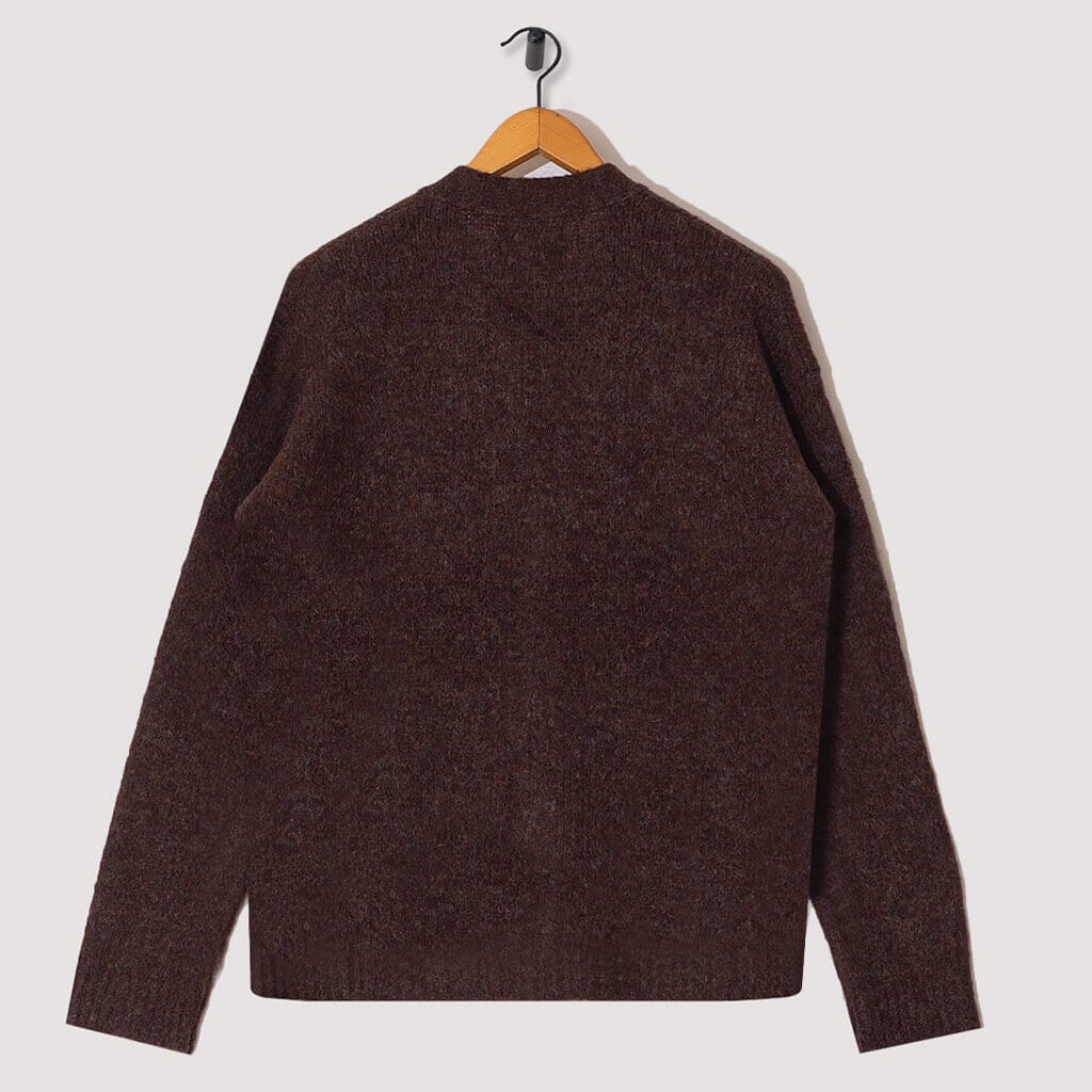 Signal Cardigan - Fig Mohair