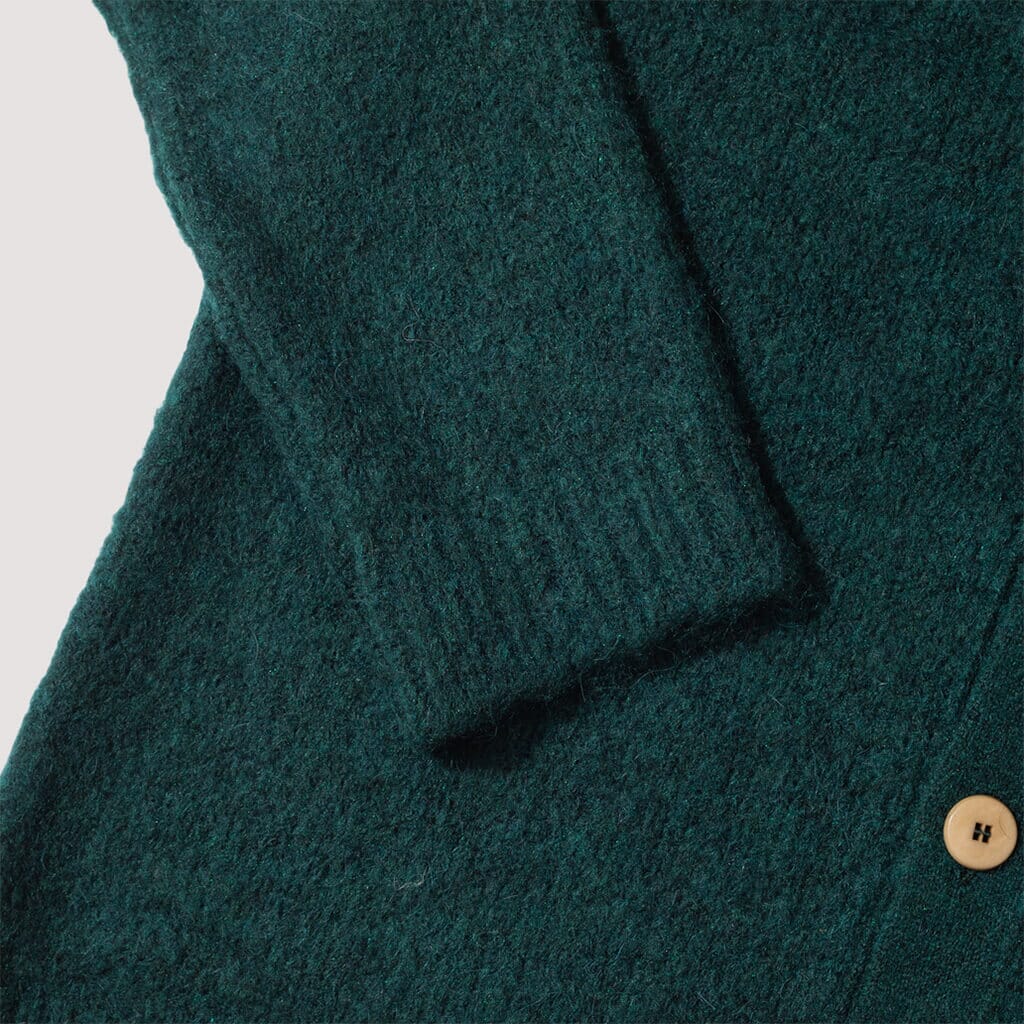 Signal Cardigan - Alpine Green Mohair