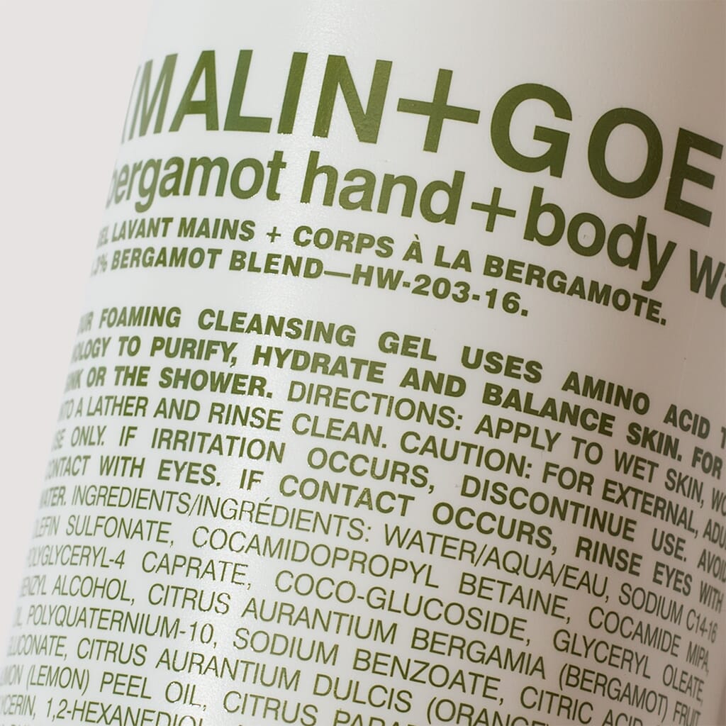 Bergamot Hand + Body Wash