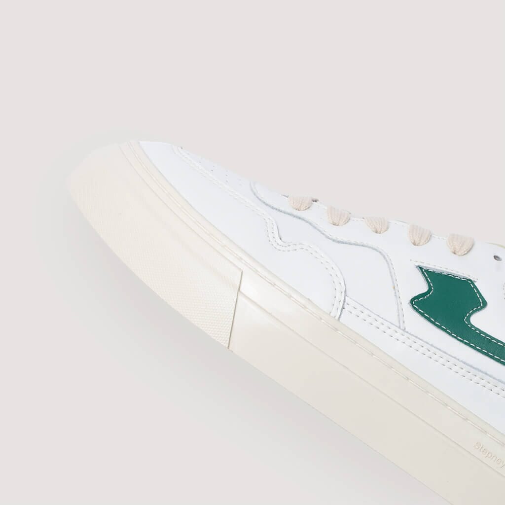 Pearl S-Strike Leather - White/Green