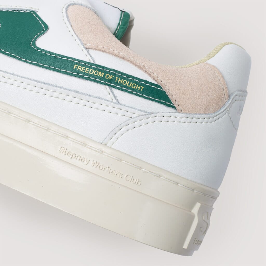Pearl S-Strike Leather - White/Green