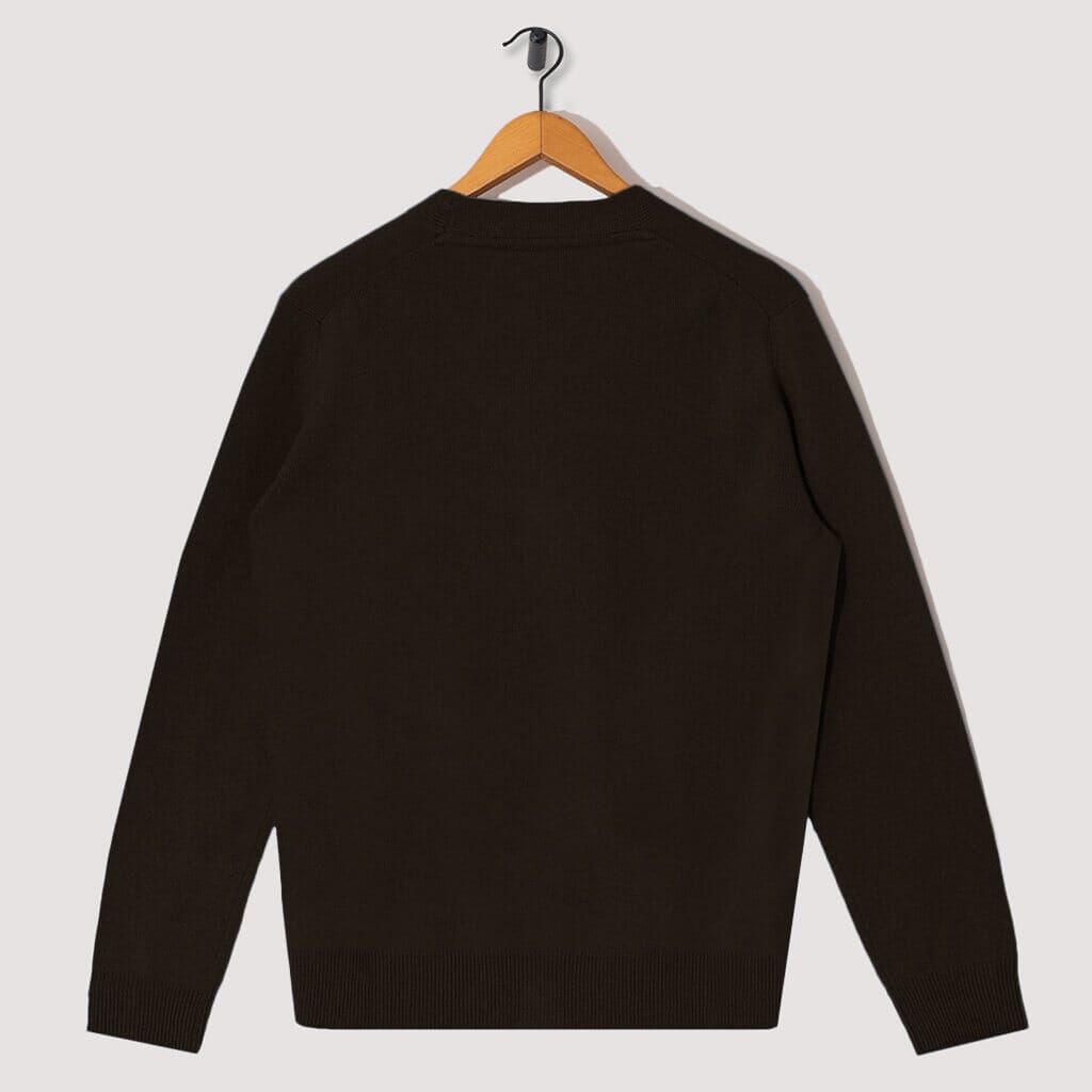 Adam Merino Lambswool Cardigan - Truffle