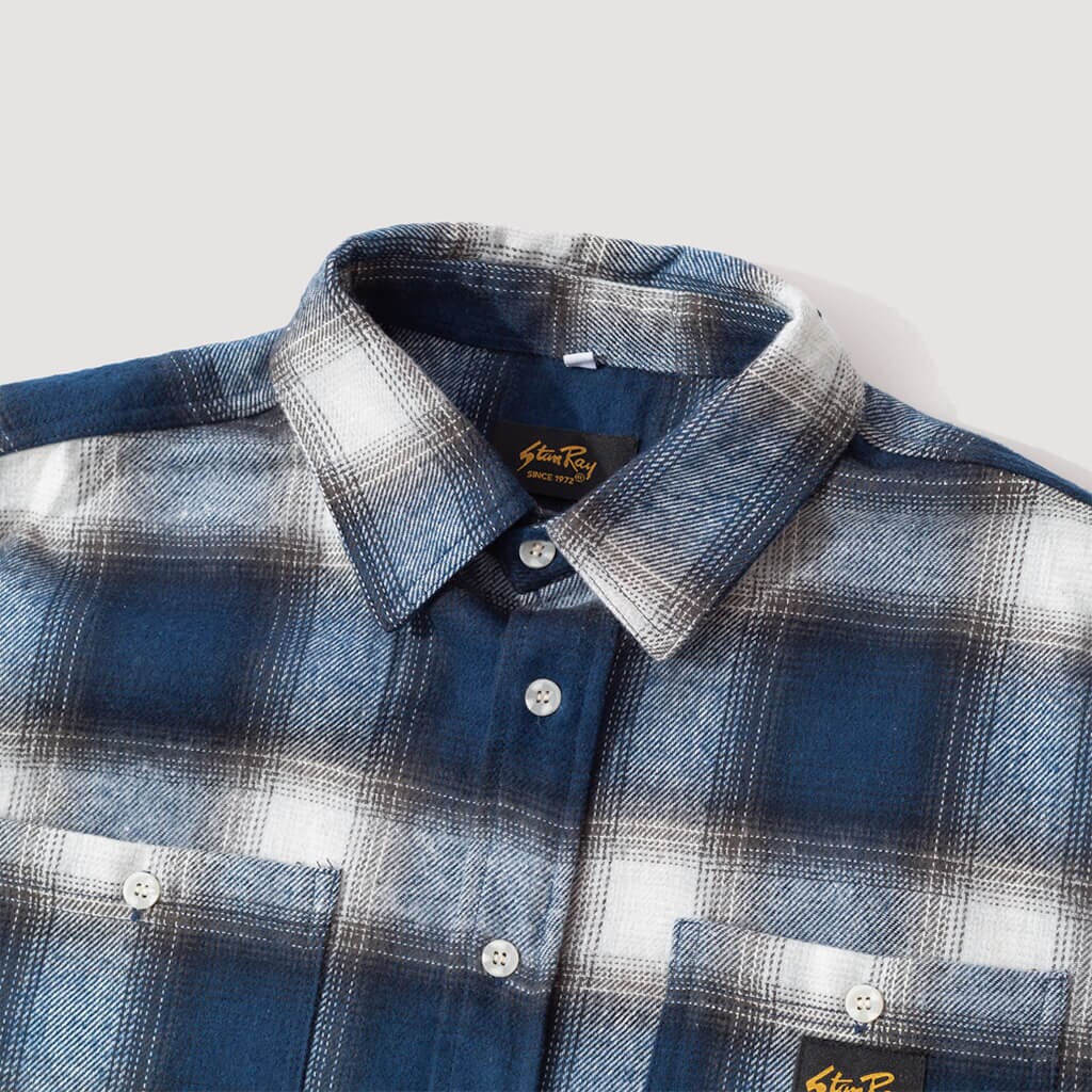 Flannel Shirt - Navy Plaid