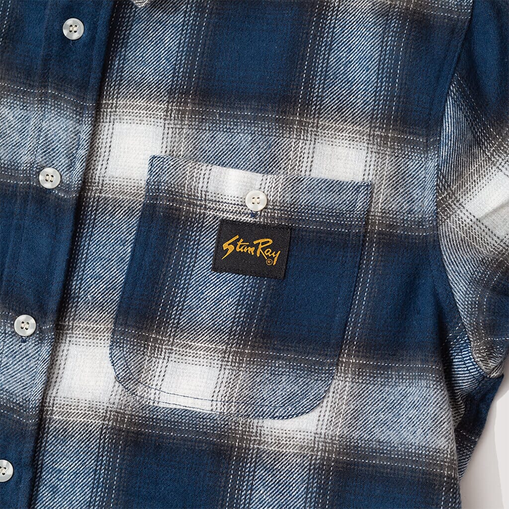 Flannel Shirt - Navy Plaid