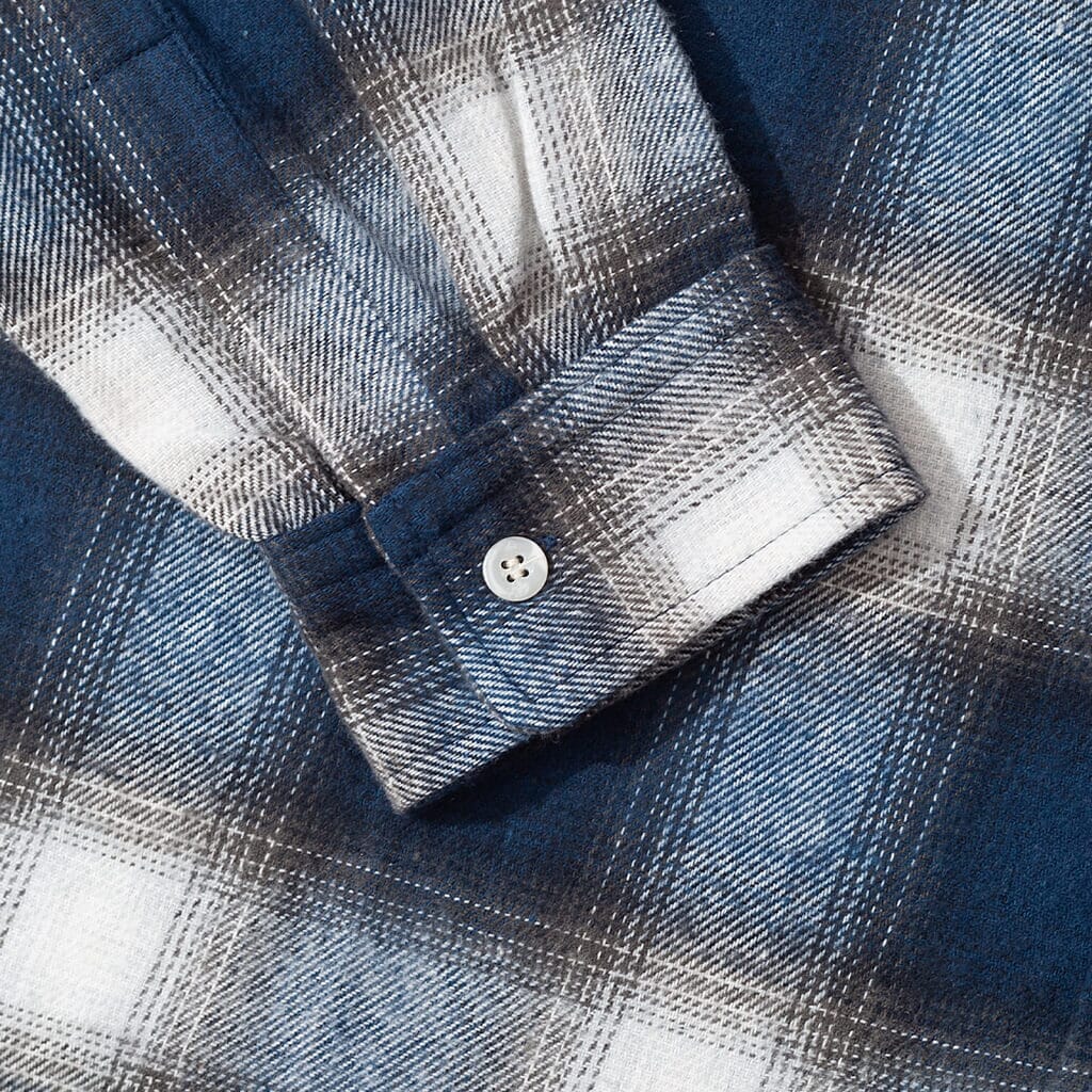 Flannel Shirt - Navy Plaid
