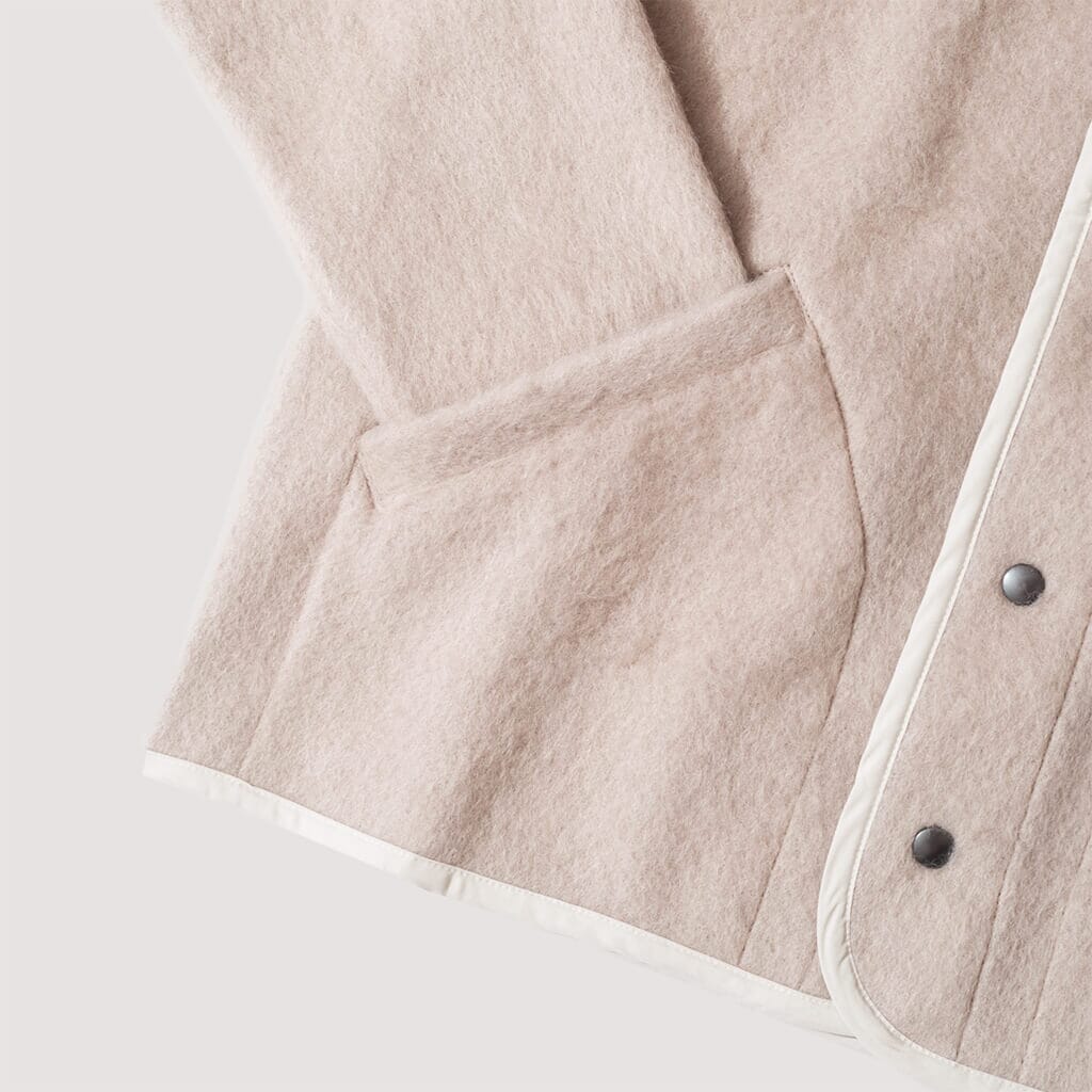 Contour Mohair Jacket - Cream
