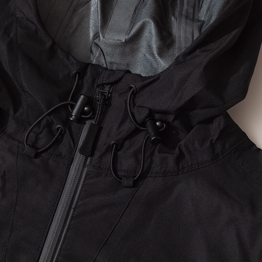 Big Pocket Hooded Tech Jacket - Black/Anthracite