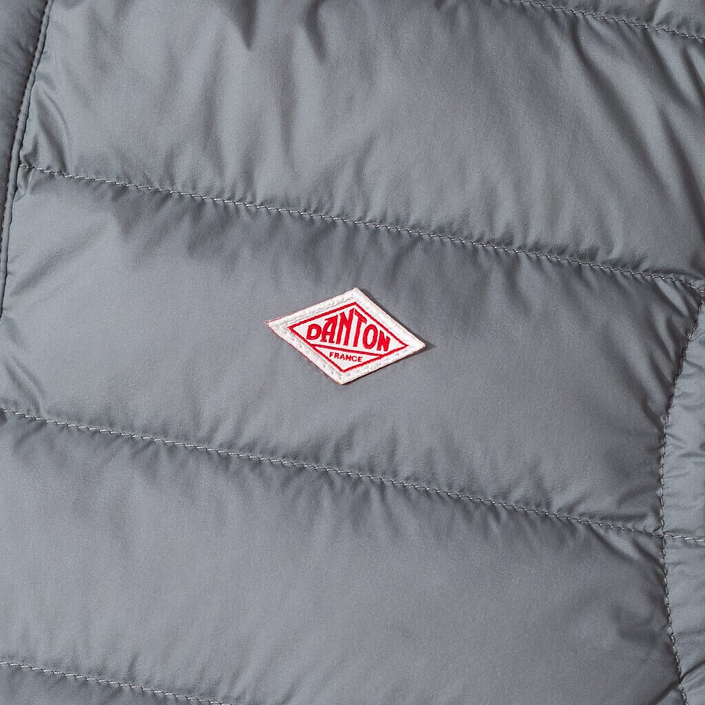 Down Crewneck Vest - Light Grey