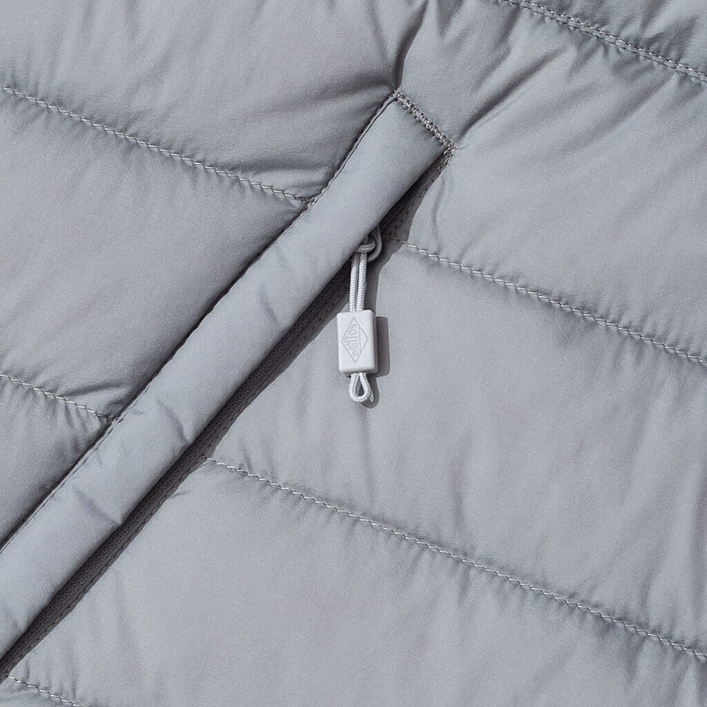 Down Crewneck Vest - Light Grey