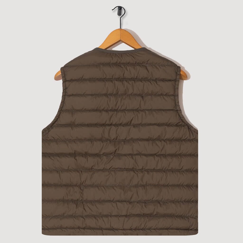Down Crewneck Vest - Olive