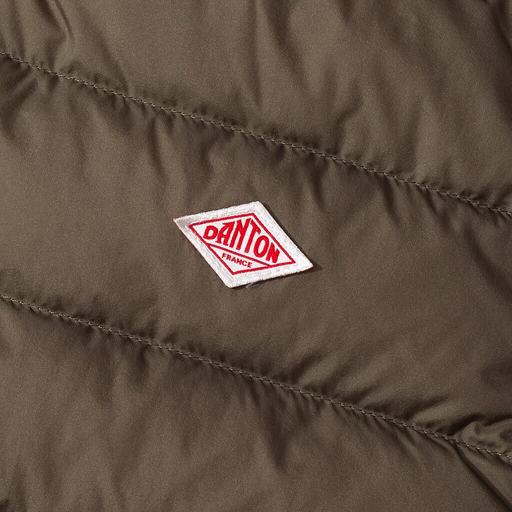 Down Crewneck Vest - Olive