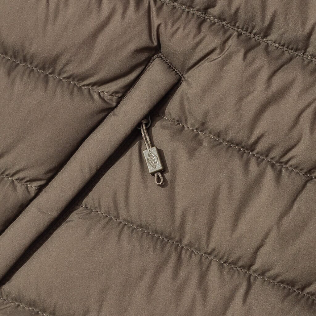 Down Crewneck Vest - Olive