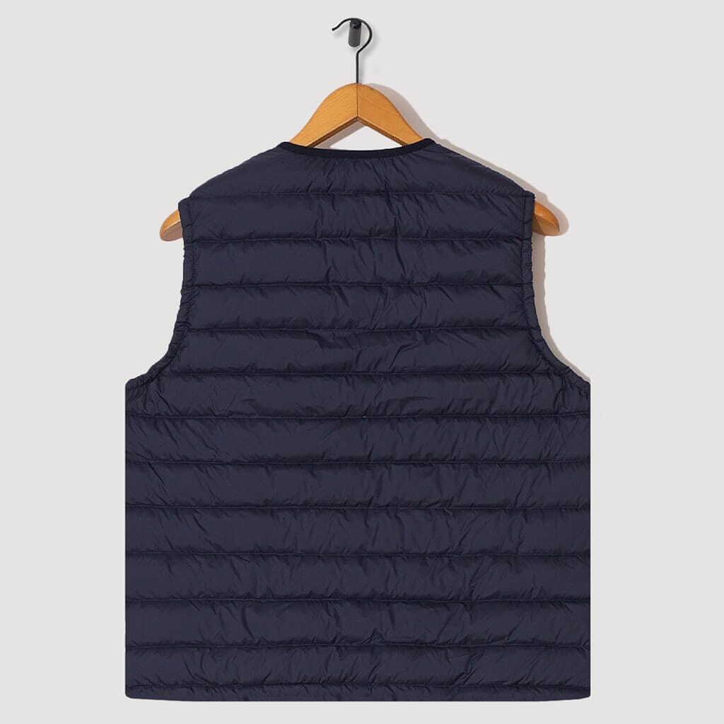 Down Crewneck Vest - Navy