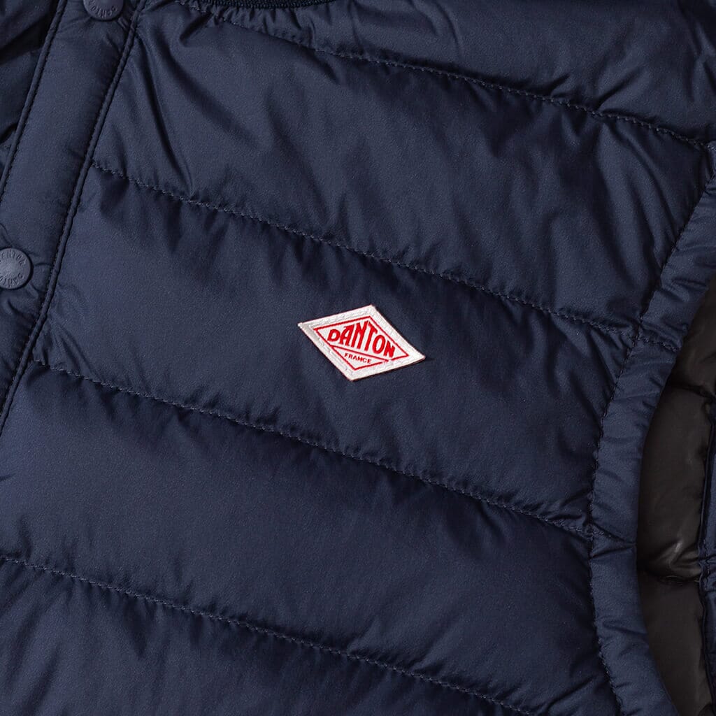 Down Crewneck Vest - Navy