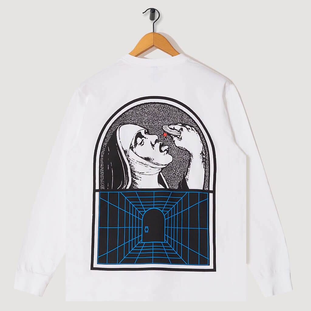 Holy L/S Tee - White