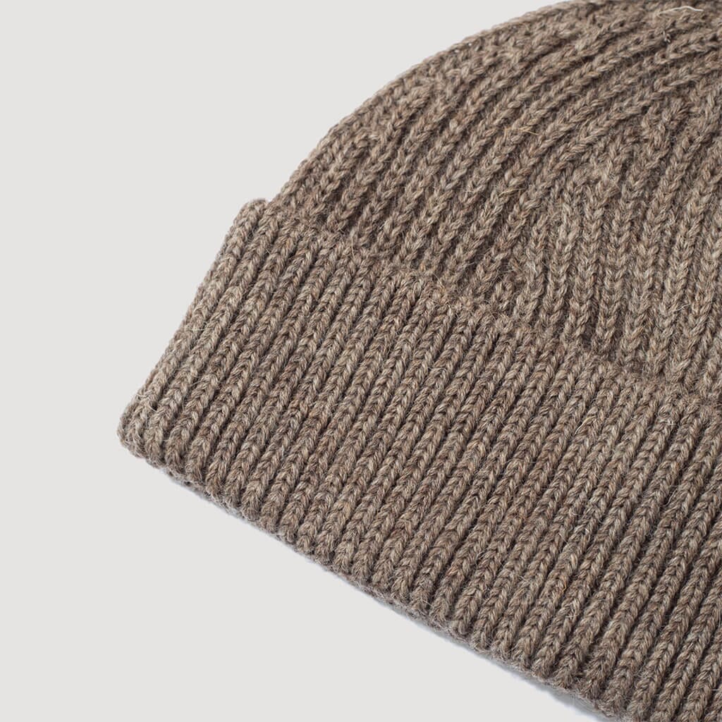 Short Beanie - Natural Taupe