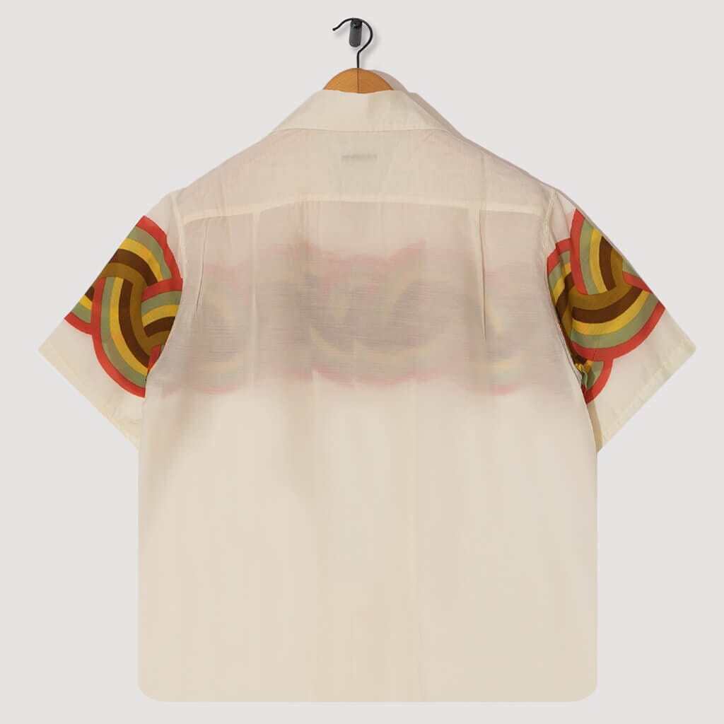 Wrangle Collar Aloha Shirt - Ecru