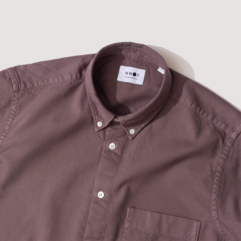 Arne Shirt - Purple Brown