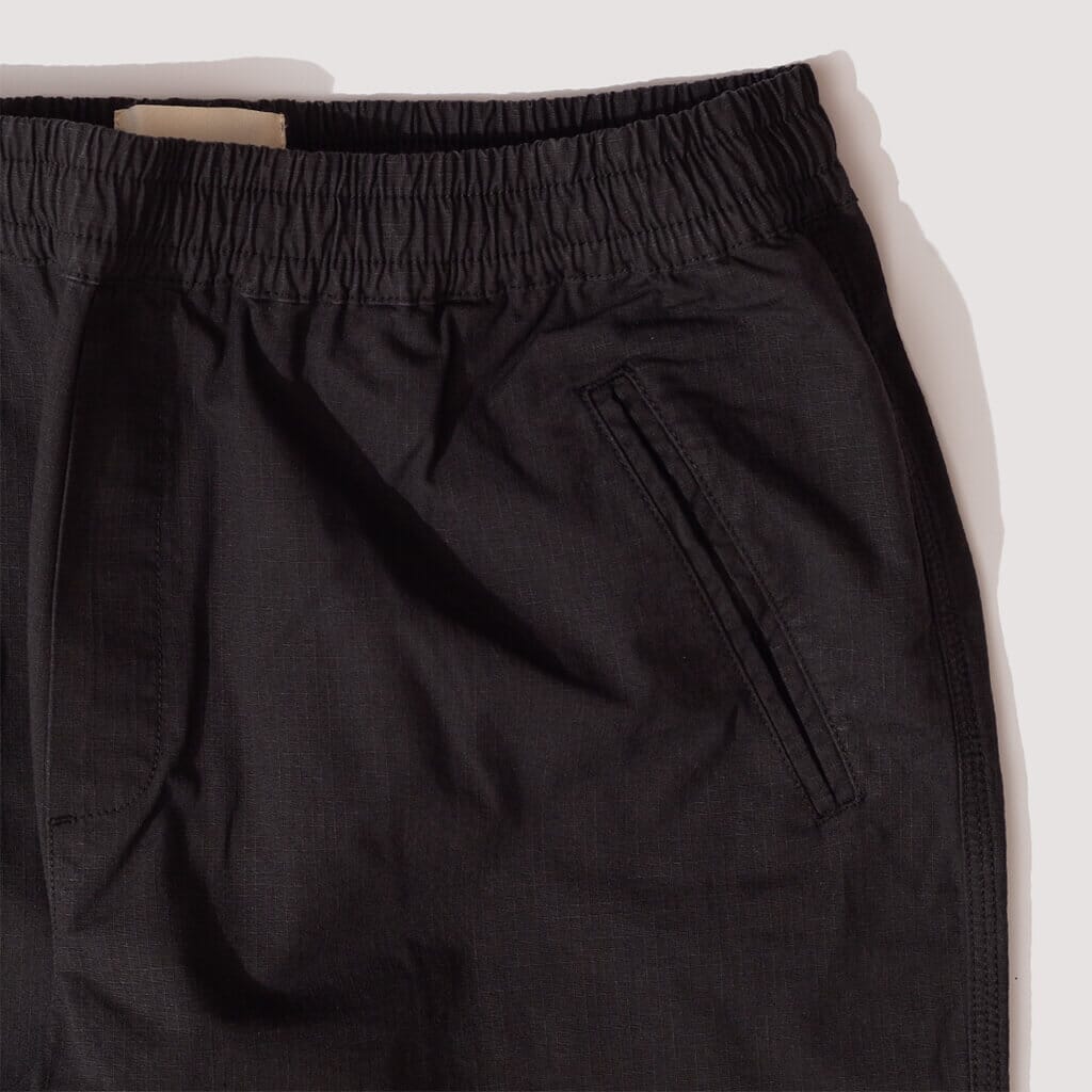 Drawcord Assembly Pant - Black Ripstop