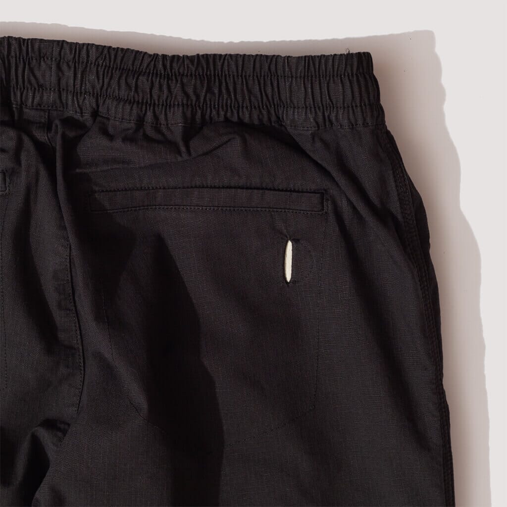Drawcord Assembly Pant - Black Ripstop