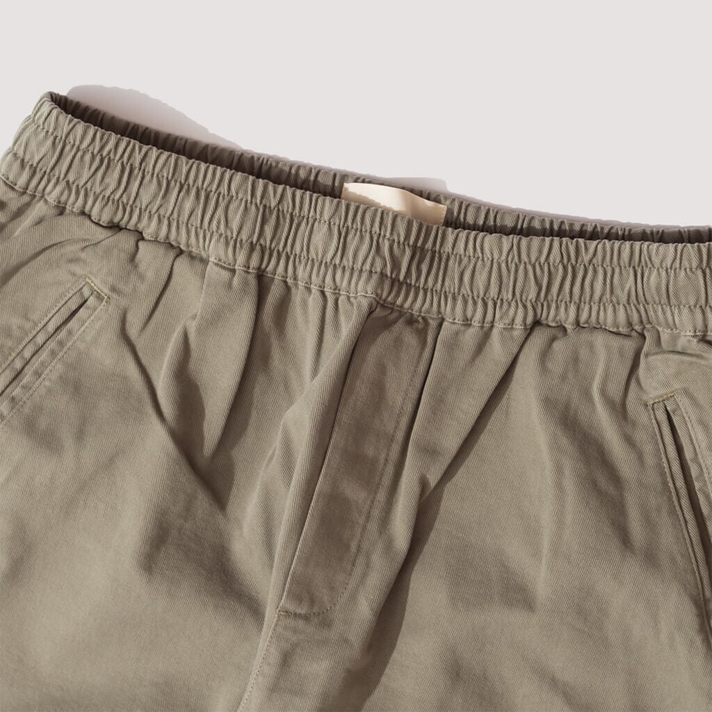 Drawcord Assembly Pant - Olive Brushed Twill