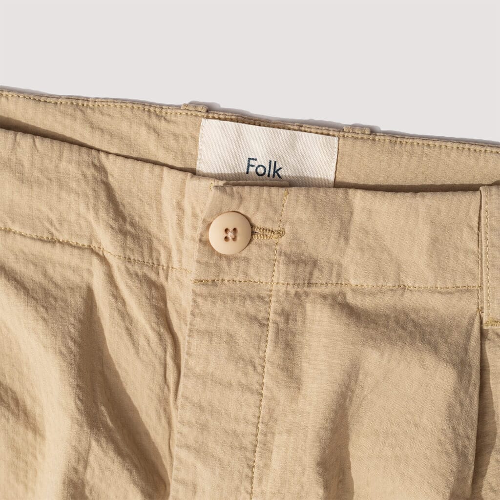 Assembly Pant - Soft Tan Seersucker