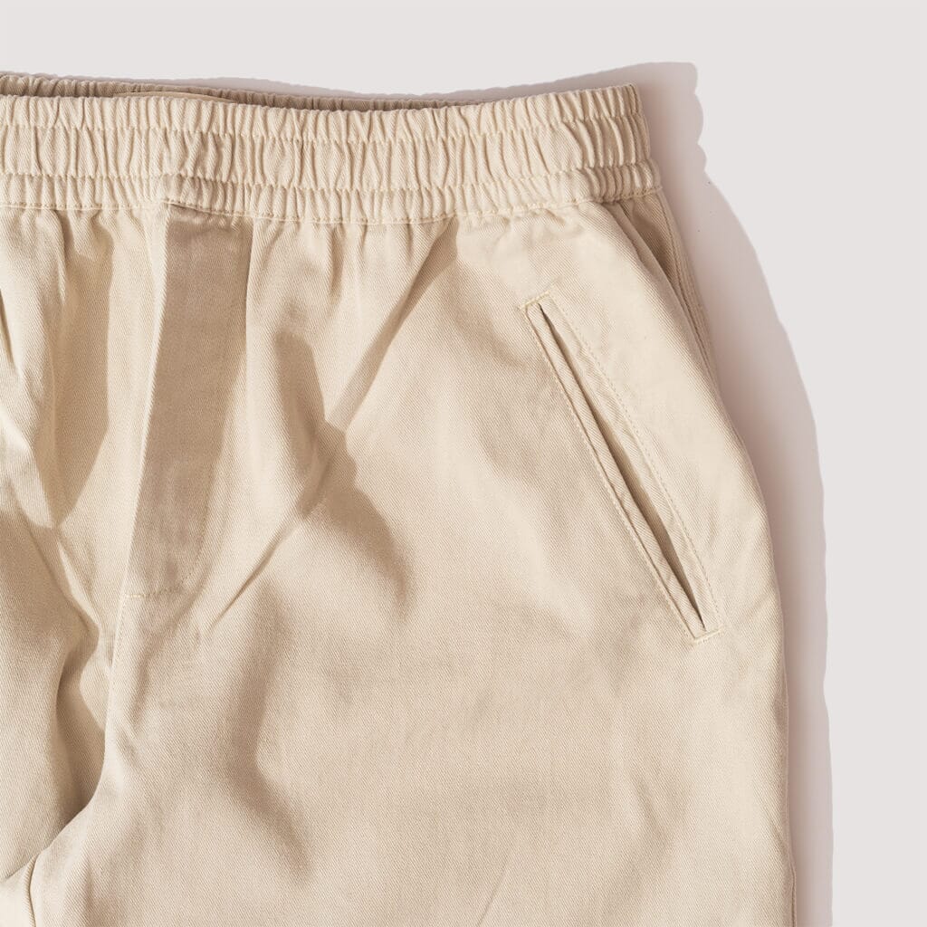 Drawcord Assembly Pant - Stone Brushed Twill